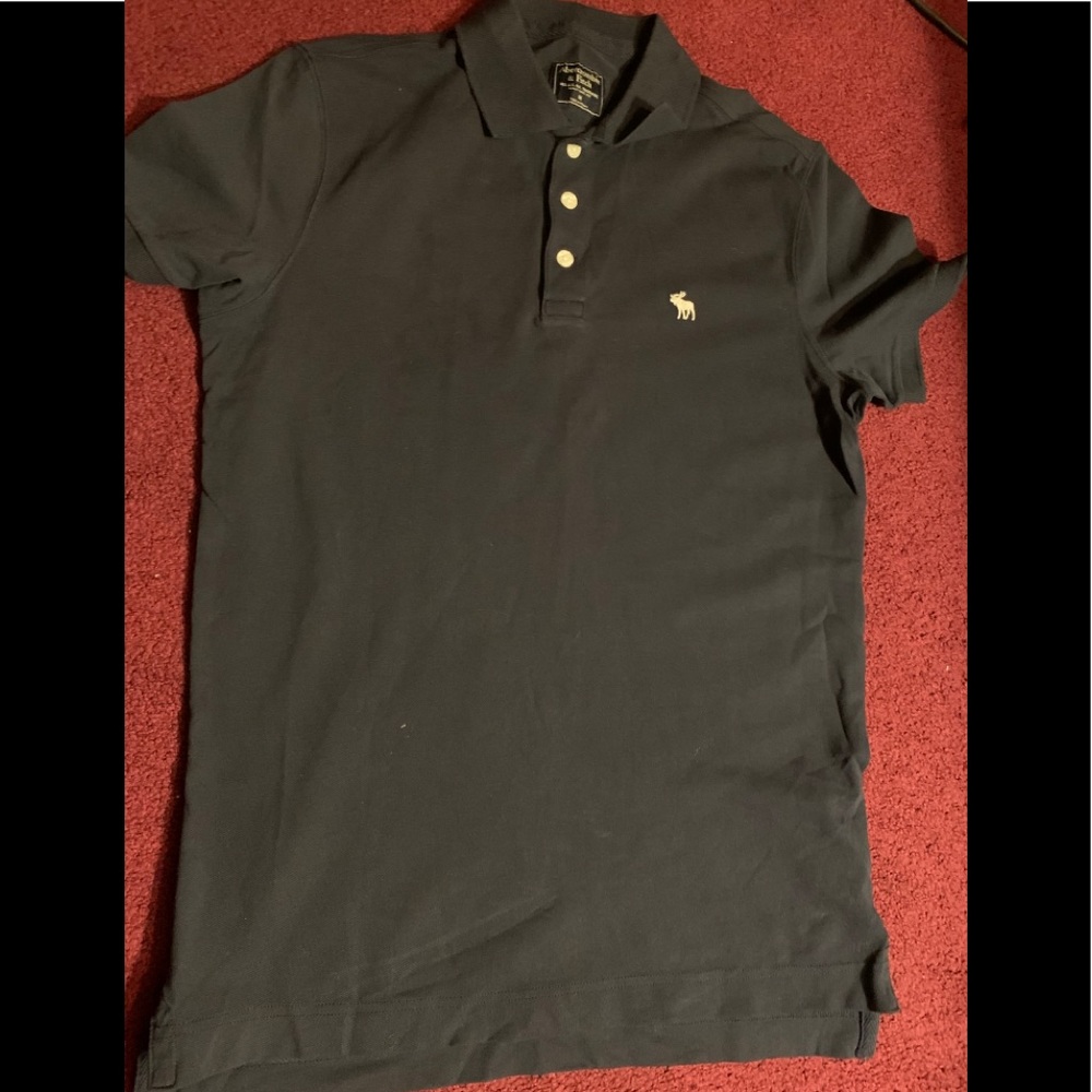 Black Abercrombie polo